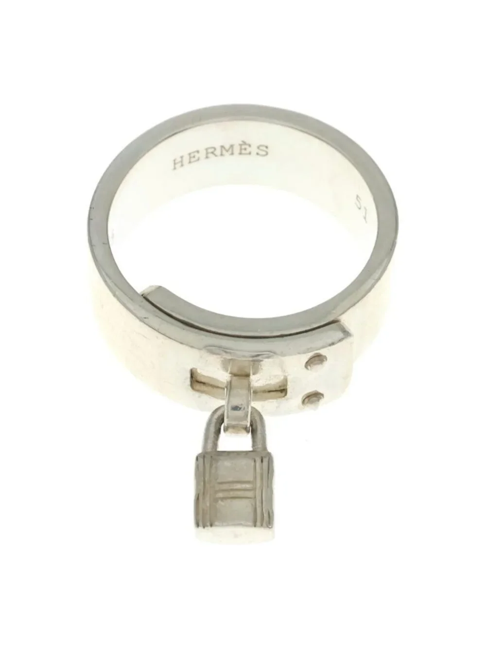 Hermes Kelly Cadena Ring Sterling 925 Silver